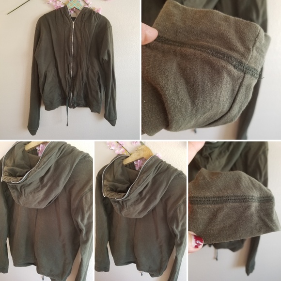 Kai-aakmann green jacket hooded jacket Small - Picture 8 of 8